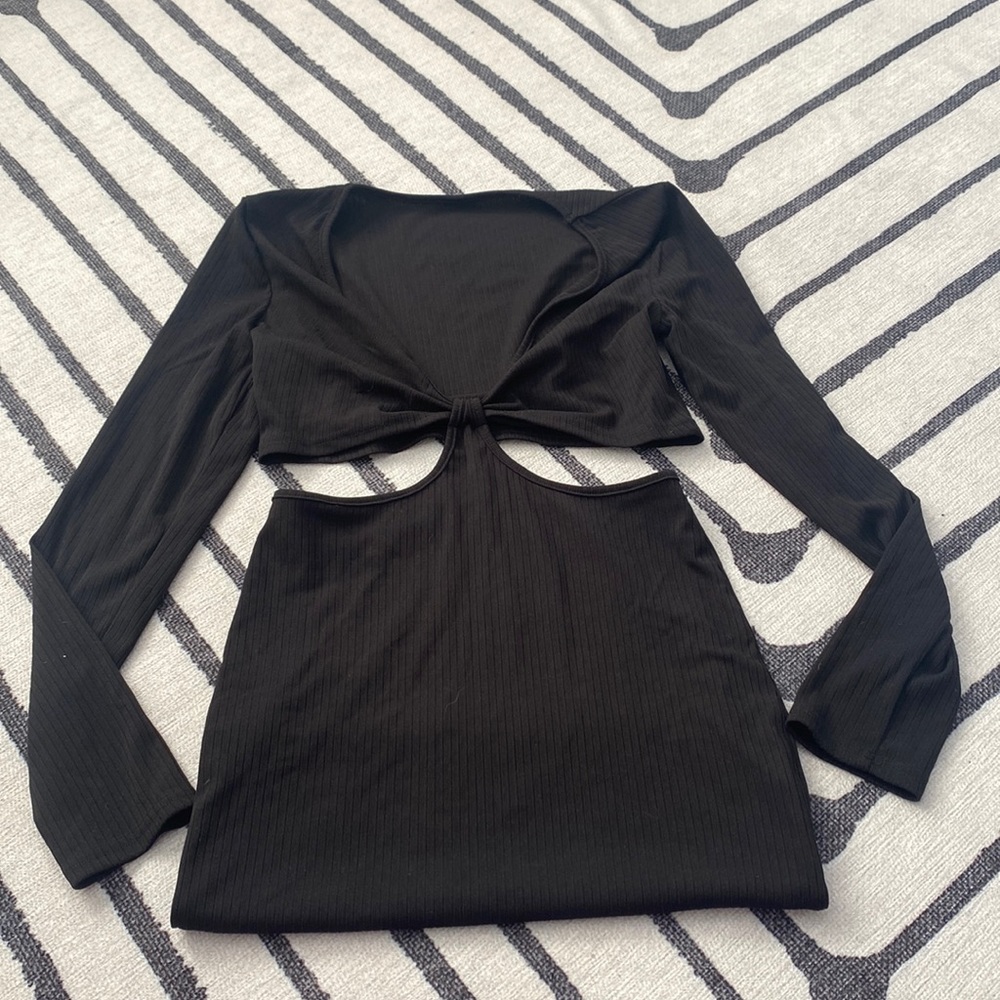 Cut out mini dress